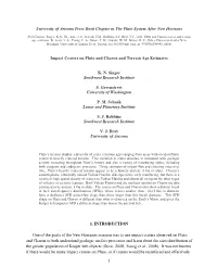 1 University of Arizona Press Book Chapter in the Pluto System After