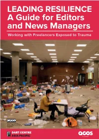 A Guide for Editors and News Managers. Working With