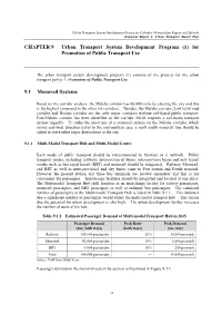 CHAPTER 9 Urban Transport System Development Program (1) for Promotion of Public Transport Use 9.1 Monorail Systems