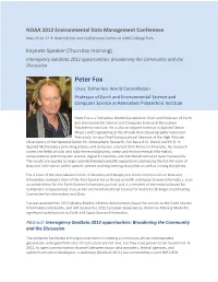 Peter Fox Chair, Tetherless World Constellation Professor of Earth and Environmental Science and Computer Science at Rensselaer Polytechnic Institute
