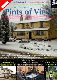Pints of View the Bi -Monthly Publication for Every Discerning Drinker December/January 2010 Circulation 8000 No