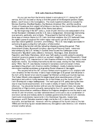 U.S.-Latin American Relations As You Can See from the Timeline Linked In