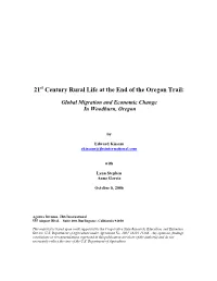 Global Migration and Economic Change in Woodburn, Oregon