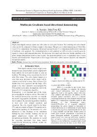 Multiscale Gradients Based Directional Demosaicing