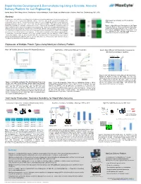Rapid Vaccine Development & Biomanufacturing Using a Scalable