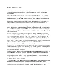 THE VALUE of REGISTERED CATTLE by Pat White