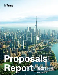 Tocore Proposals Report Final