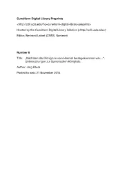 Cuneiform Digital Library Preprints &lt;