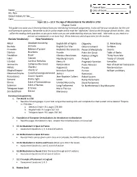 Name: Ms. Raia Global History II / Sec.___ Date: Topic 12
