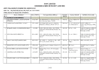 Nhpc Limited Subansiri Lower He Project (2000 Mw) Nhpc Fellowship Scheme for Assam 2015