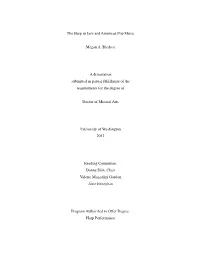 The Harp in Jazz and American Pop Music Megan A. Bledsoe A