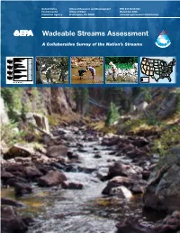 Wadeable Streams Assessment: a Collaborative Survey of the Nation's