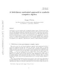 Arxiv:Cs/0608005V2 [Cs.SC] 12 Jun 2007