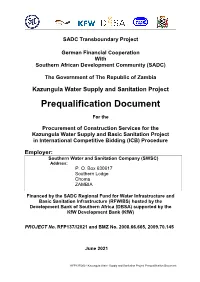 Prequalification Document