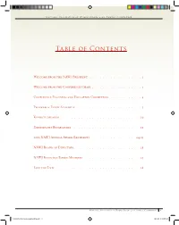 Table of Contents