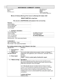 5 October 2020 NCC Minutes