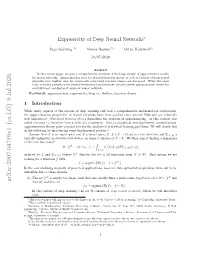 Expressivity of Deep Neural Networks∗