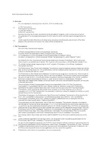 ICCF Tournament Rules 2008 0. Overview 0.1. the Correspondence