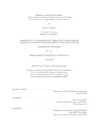 Between Landschaft and Landskip: Examining the Landscape Urbanism Discourse Through Post-Infrastructural Open Space Projects in Berlin