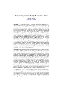 Di Un Acerbo Progresso: La Sips Da Volterra a Bottai