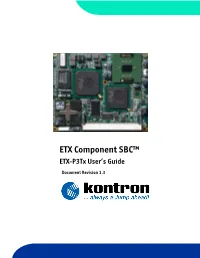 ETX-P3tx User's Guide