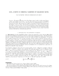 MOD P-POINTS on SHIMURA VARIETIES of PARAHORIC LEVEL