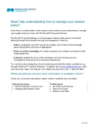 Need Help Understanding How to Manage Your Student Loans?