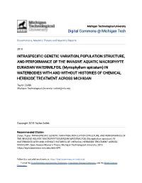 Intraspecific Genetic Variation, Population