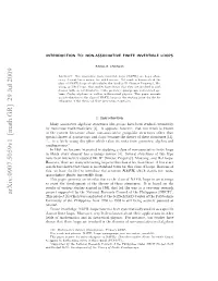 Introduction: Non-Associative Finite Invertible Loops