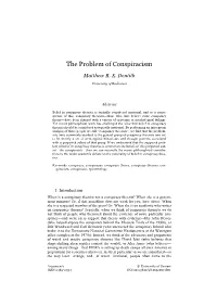 The Problem of Conspiracism