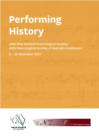 Performing History