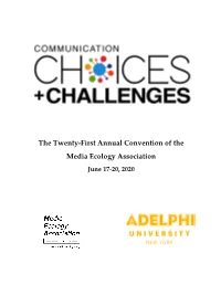 Programs Around the World in Areas Pertinent to the Study of Media Ecology