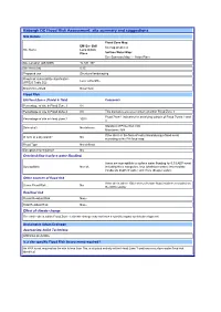 Babergh DC Flood Risk Assessment: Site Summary and Suggestions Site Details