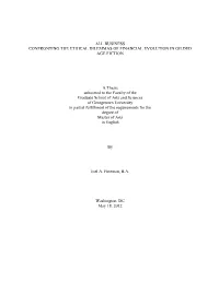 Georgetown University in Partial Fulfillment of the Requirements for the Degree of Master of Arts in English