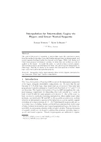 Interpolation for Intermediate Logics Via Hyper- and Linear Nested Sequents