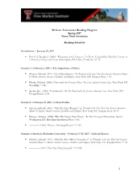 Mclane Teammates Reading Program Spring 2017 Texas Tech University