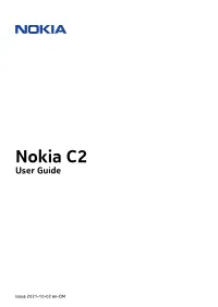 Nokia C2 User Guide