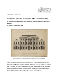 The Development of the Lansdowne Gallery