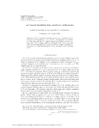An Image Problem for Compact Operators 1393