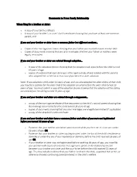 Documents to Prove Family Relationship When Filing for A