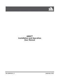 Novatel OEM7 Installation and Operations User Manual