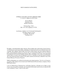 Optimal Taxation of Top Labor Incomes: a Tale of Three Elasticities