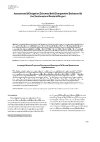 Assessment of Irrigation Schemes with Comparative Indicators in the Southeastern Anatolia Project