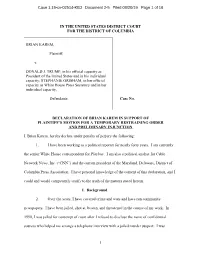 Case 1:19-Cv-02514-KBJ Document 2-5 Filed 08/20/19 Page 1 of 16
