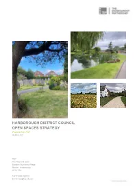 HARBOROUGH DISTRICT COUNCIL OPEN SPACES STRATEGY Prepared by TEP MARCH 2021