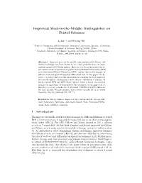 Improved Meet-In-The-Middle Distinguisher on Feistel Schemes