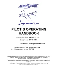 Pilot´S Operating Handbook