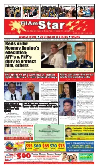 Reds Order Noynoy Aquino's Execution