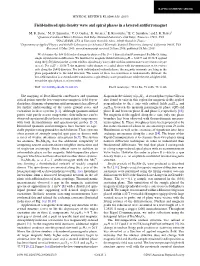 Field-Induced Spin Density Wave and Spiral Phases in a Layered Antiferromagnet