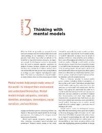 THINKING with MENTAL MODELS 63 and Implementation